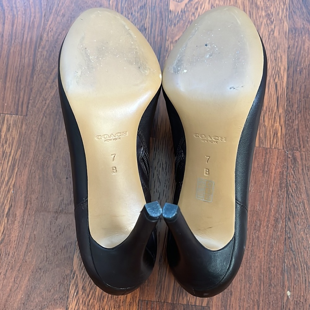 Coach Ankle Heeled Boots in brown - Picture 4 of 8